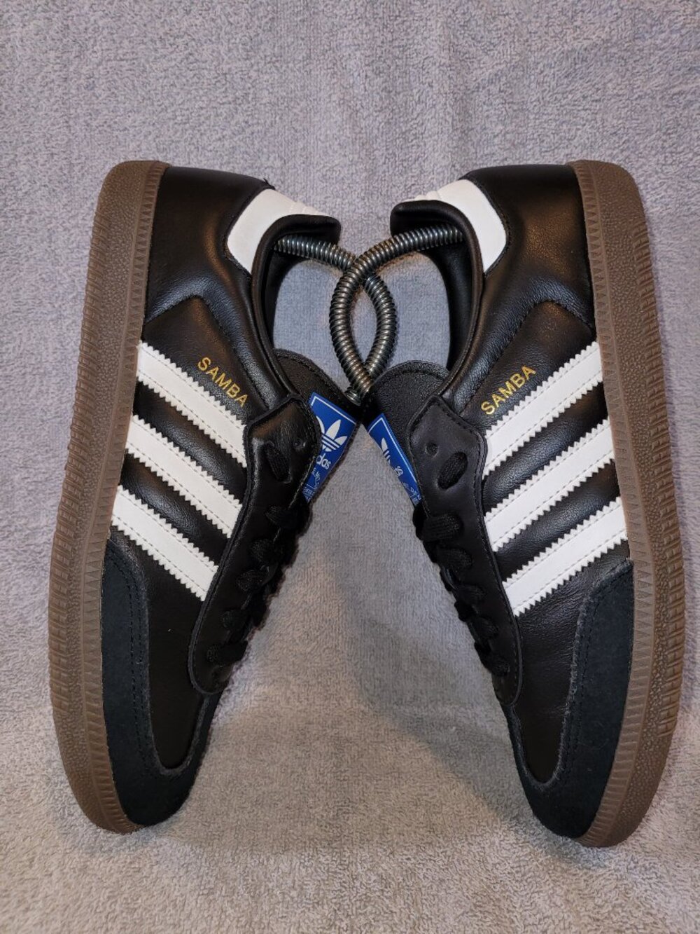 Adidas Samba OG Originals Black White Brown Gum B75807 Mens Size 6.5 Sneakers - Picture 8 of 16
